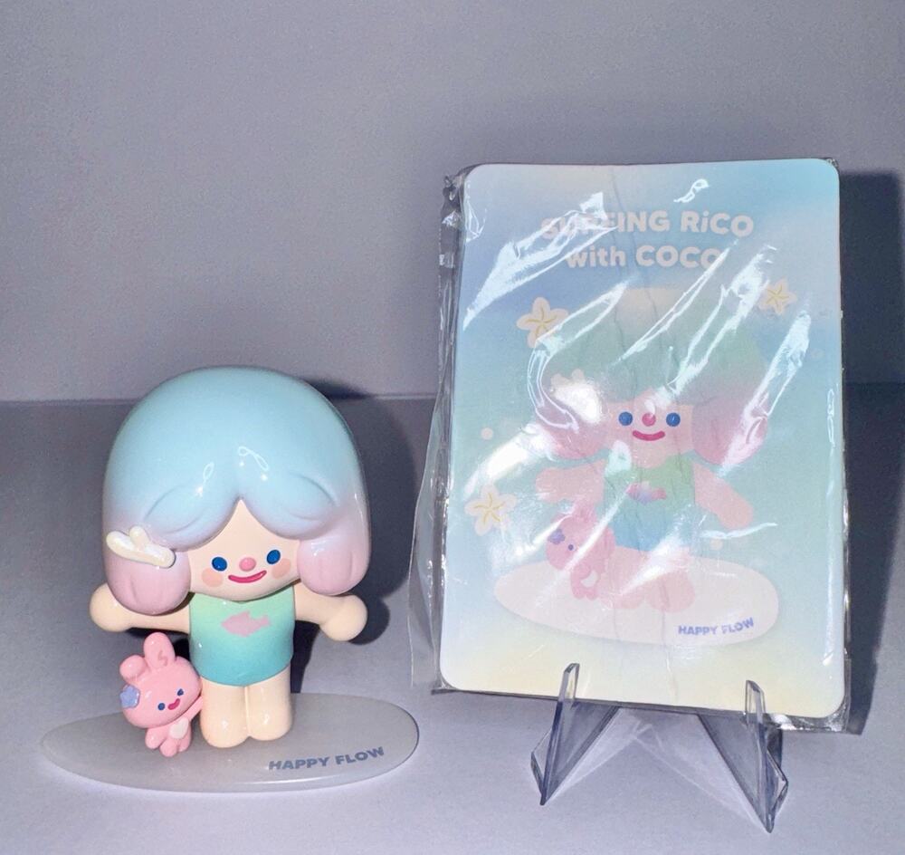 Rico Happy Island Blind Box Confirmed Blind Box Figure Surfing Rico With Coco